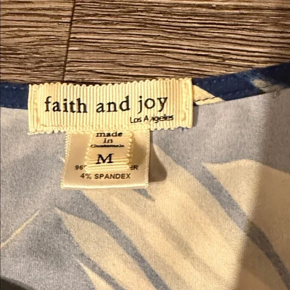 Floral Women Top - Blue and Yellow - Picture 11 of 12